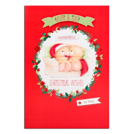 Mum & Dad Forever Friends Christmas Card